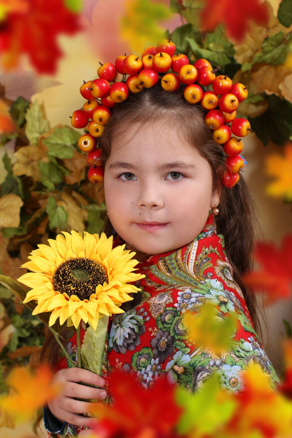 Осенний сад вертикальный 2